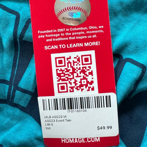 Seattle MLB All Star Game 2023, Homage Tshirt,NWT - Picture 6 of 6